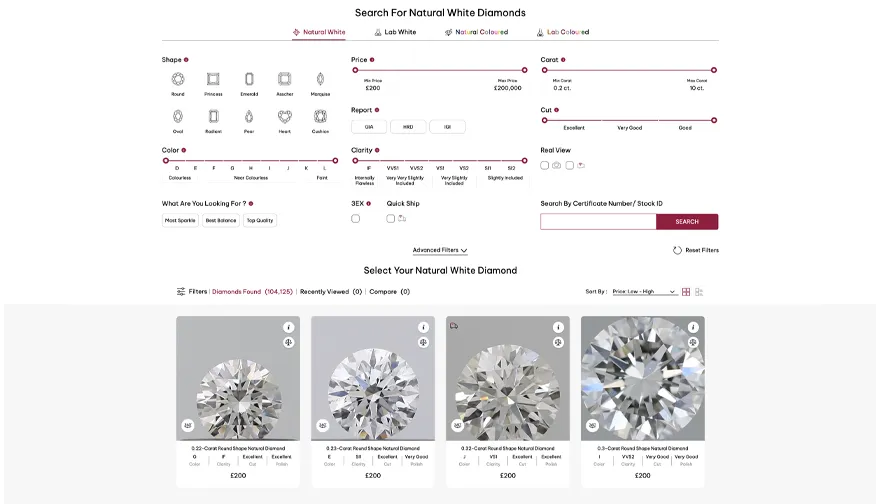 diamond feed app search